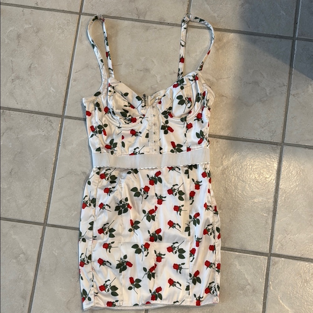 For Love And Lemons Floral Mini Dress